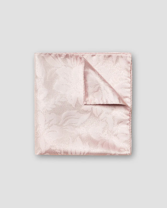 Pink Floral Silk Pocket Square