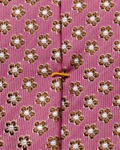 Floral Silk Cotton Tie