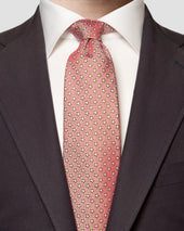 Floral Silk Cotton Tie