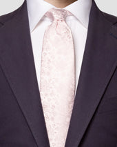 Floral Jacquard Silk Tie