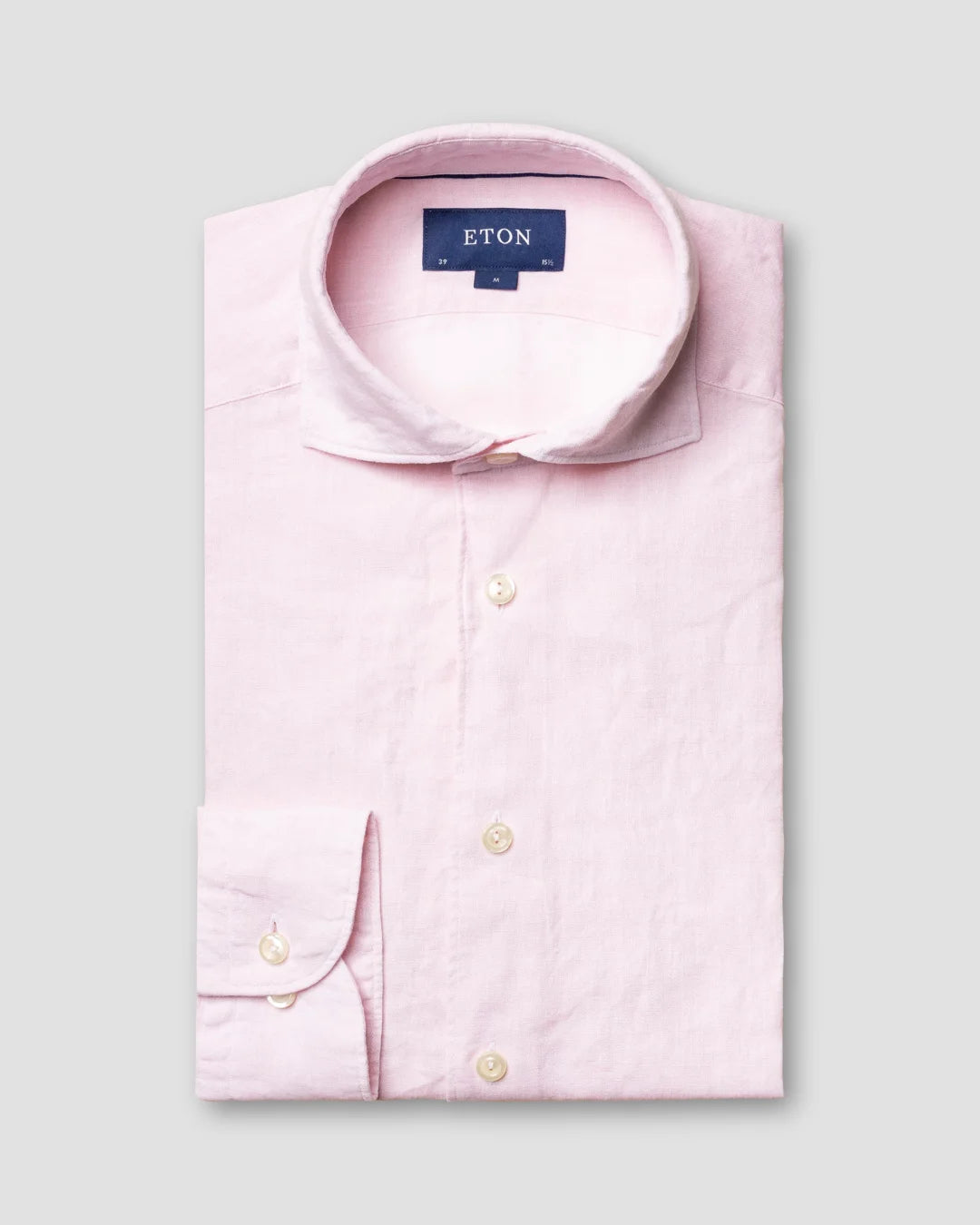 Pink Linen Shirt Eton