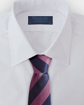 Pink Block Stripe Silk Tie