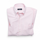 Pink Oxford Cloth Button Down Shirt