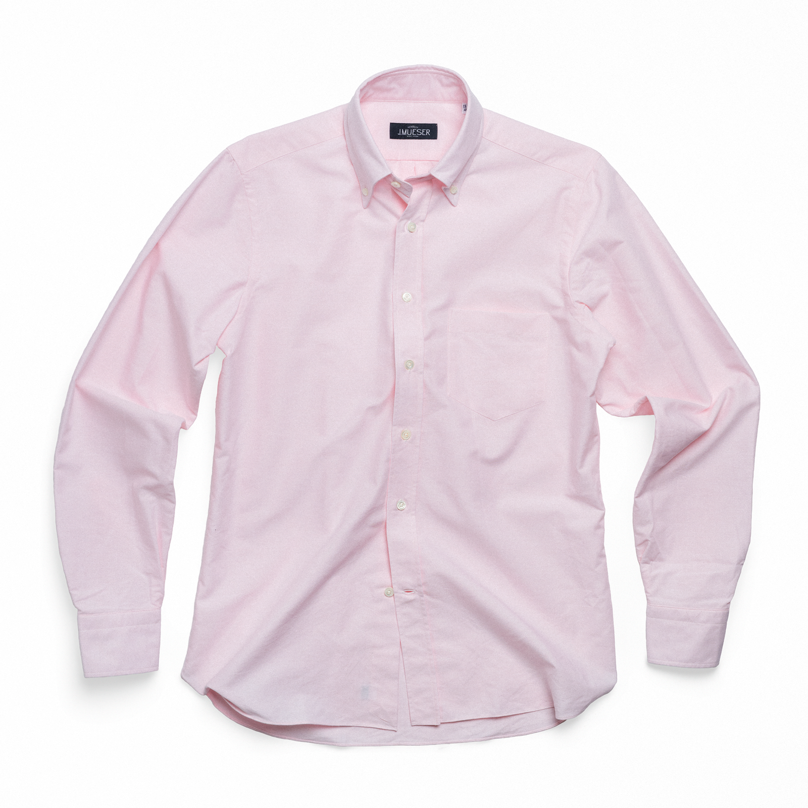 Pink Oxford Cloth Button Down Shirt