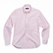 Pink Oxford Cloth Button Down Shirt