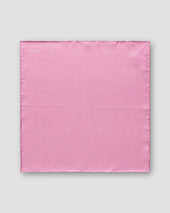 Pink Polka Dots Silk Pocket Square