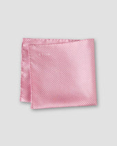 Pink Polka Dots Silk Pocket Square