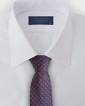 Pink Small Bean Motif Silk Tie