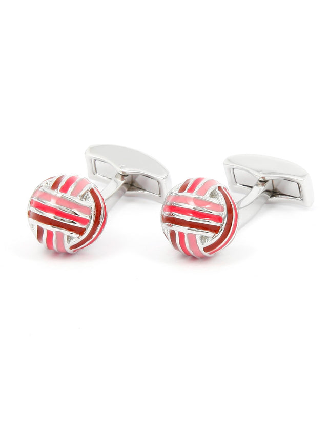 Pink sphere cufflinks Cambon