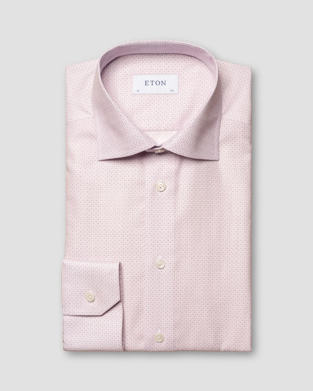 Pink Twill Shirt Eton