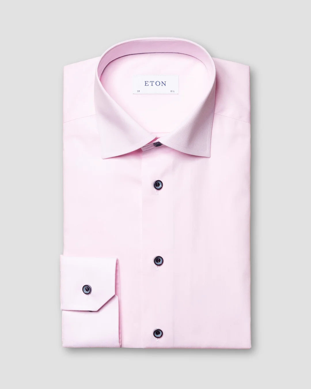 Pink Twill Shirt Eton