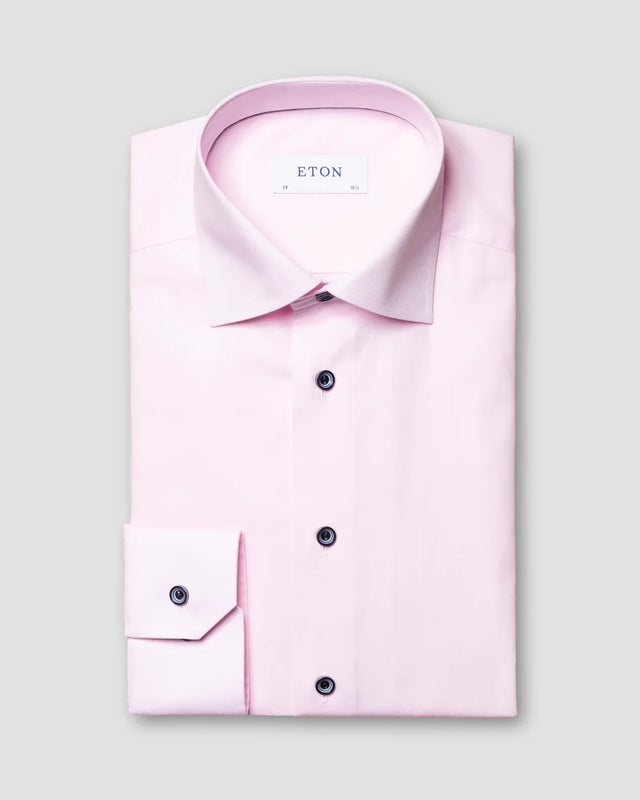 Rosa Twill-Hemd - Eton