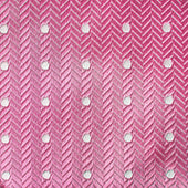 Pink White Spot Herringbone Silk Tie
