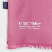 Pink White Spot Silk Tubular Scarf