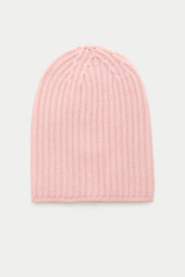 Wide Cuff Cashmere Beanie Pink