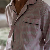 Exclusive Budd Stripe Pyjamas in Pink
