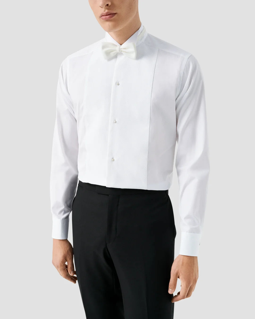 Piqu Tie Shirt Eton