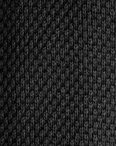 Plain Anthracite Knitted Cashmere Tie