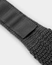 Plain Anthracite Knitted Cashmere Tie