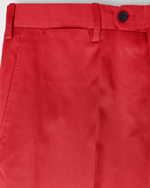 Red Cotton Trousers