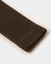 Plain Knitted Cashmere Tie