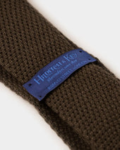 Plain Knitted Cashmere Tie