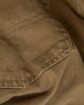 Brown Cotton Jeans