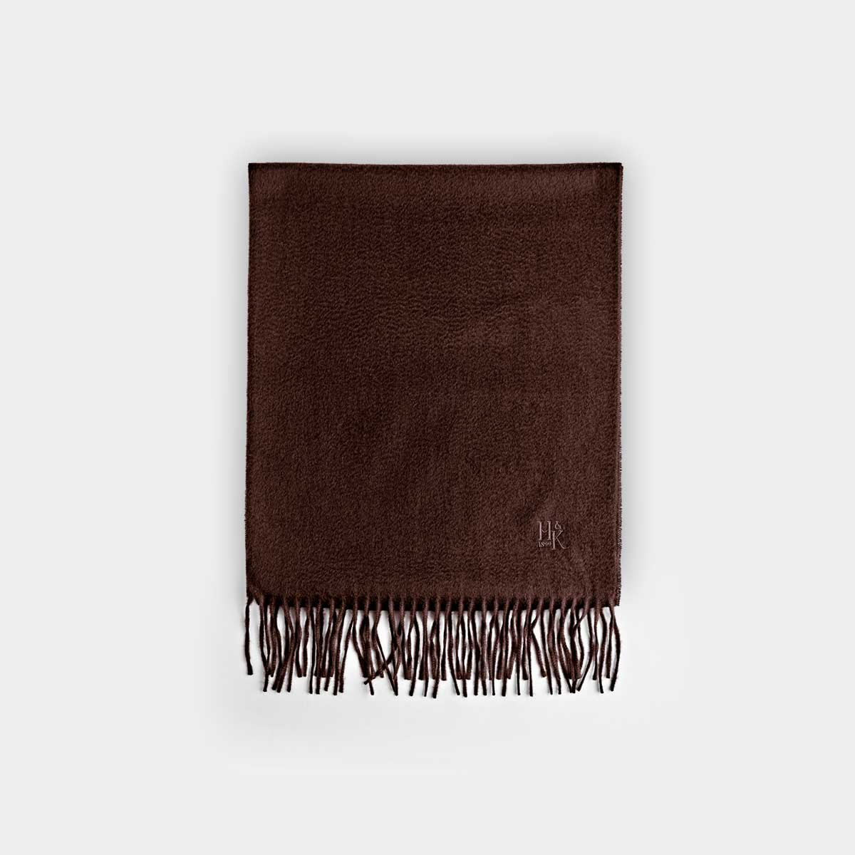 Plain Wide Width Pure Cashmere Scarf