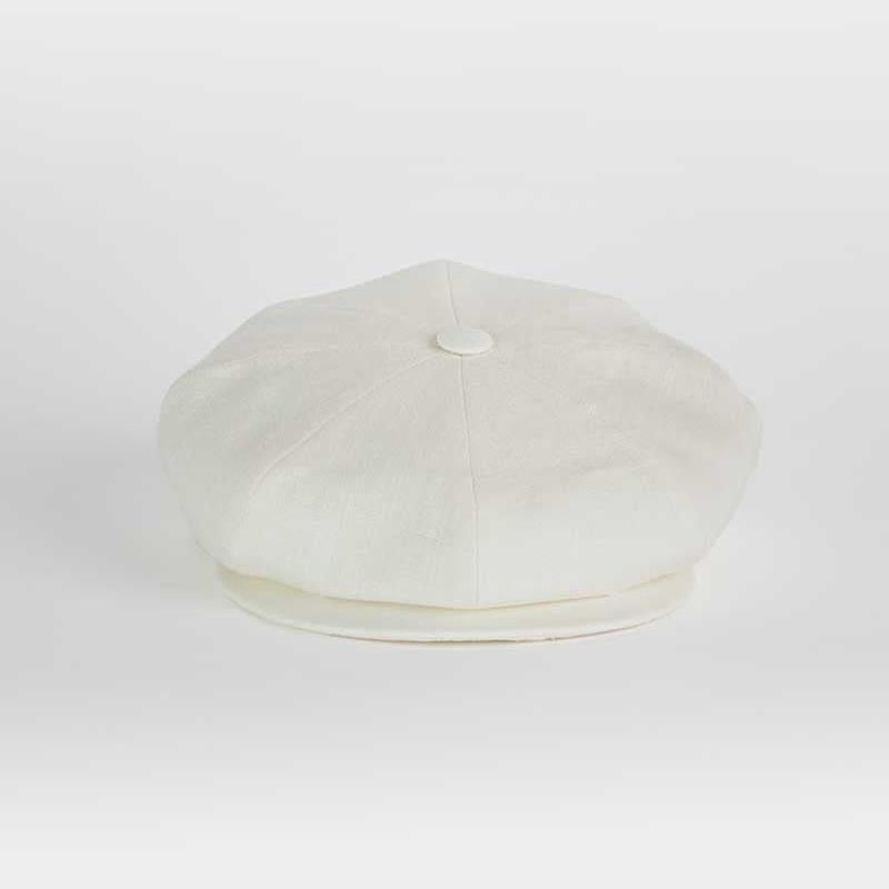 Linen Gatsby Cap