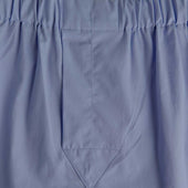 Classic Dark Blue Cotton Poplin Boxer Shorts