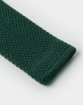 Plain Dark Knitted Cashmere Tie