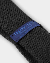 Plain Knitted Cashmere Tie