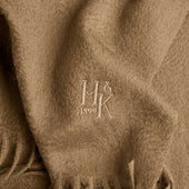 Plain Wide Width Pure Cashmere Scarf