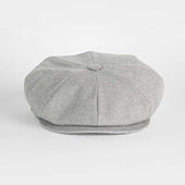 Grey Oxford Gatsby Cap