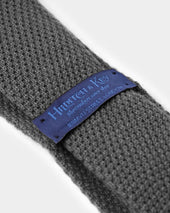 Plain Lavagna Knitted Cashmere Tie
