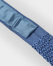 Plain Lazuite Knitted Silk Tie