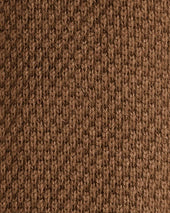 Plain Light Brown Knitted Cashmere Tie