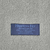 Plain Narrow Width Pure Cashmere Scarf