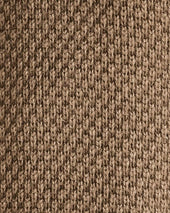 Plain Natural Knitted Cashmere Tie