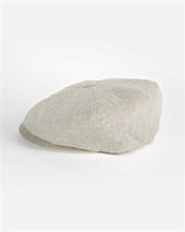 Natural Linen Gatsby Cap