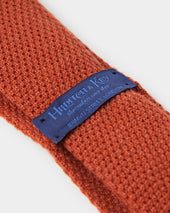 Plain Knitted Cashmere Tie