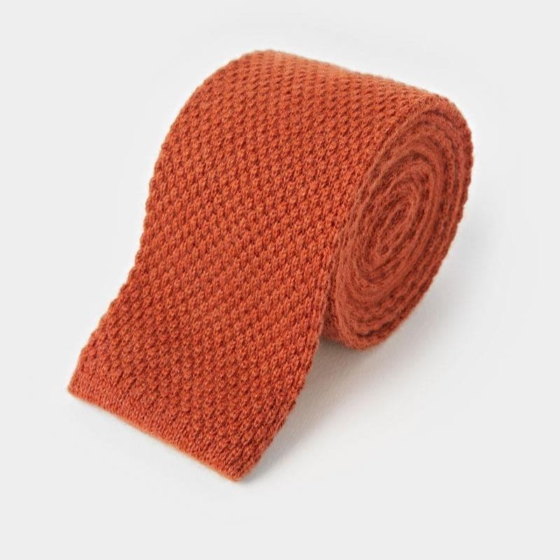 Plain Knitted Cashmere Tie