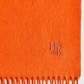 Plain Narrow Width Pure Cashmere Scarf
