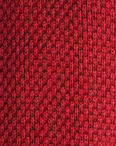 Plain Red Knitted Cashmere Tie