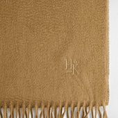 Plain Wide Width Pure Cashmere Scarf
