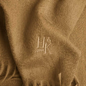 Plain Wide Width Pure Cashmere Scarf