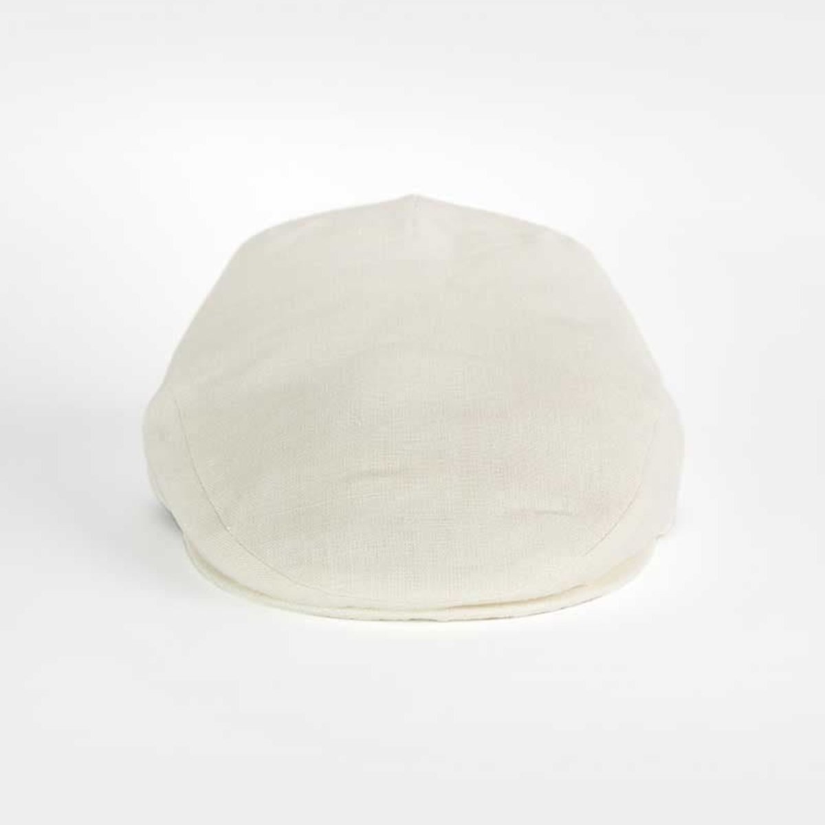 Plain Warm Linen Flat Cap