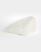 Plain Warm Linen Flat Cap