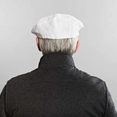 Plain Linen Gatsby Cap