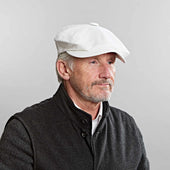 Plain Linen Gatsby Cap